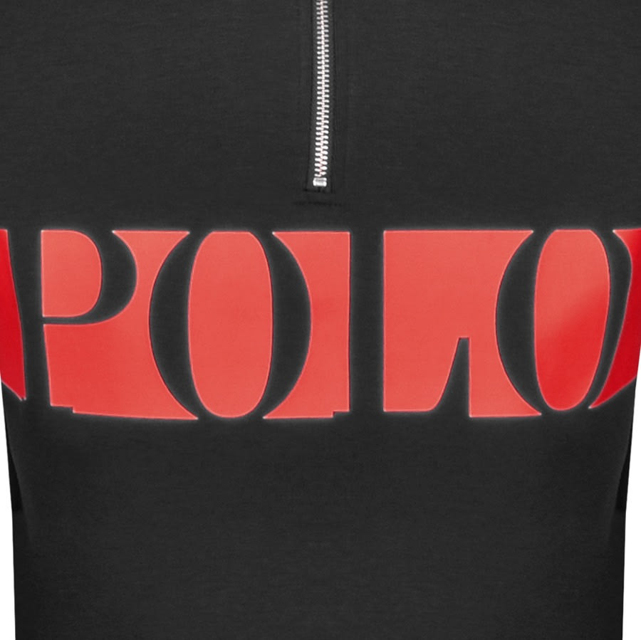 Alternative Image for ProductRalph Lauren Half Zip Sweatshirt Black3